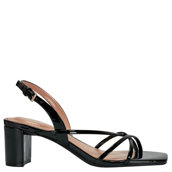 Bandolino Womens Keltie Strappy Block Heel Dress Sandals Black Size 9.5M NIB - Picture 2 of 6